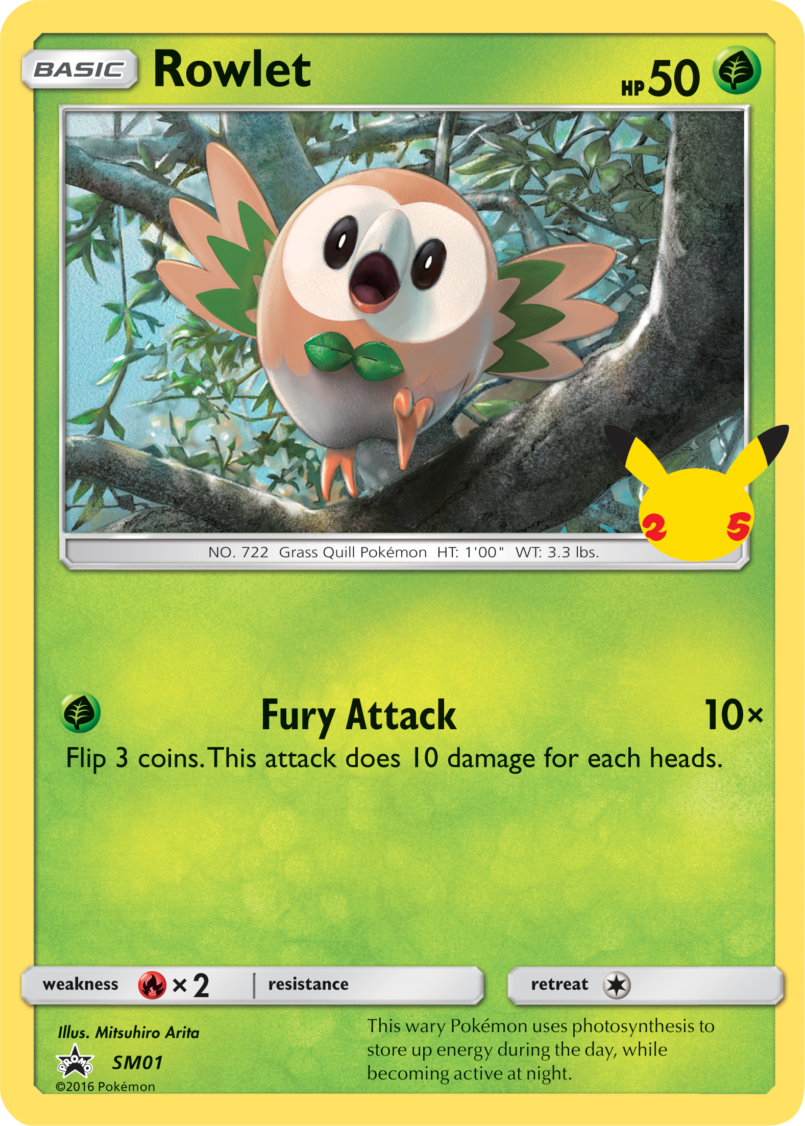 Rowlet (SM01) [First Partner Pack] | North Game Den