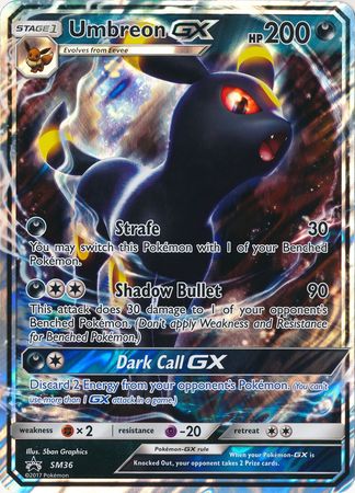 Umbreon GX (SM36) (Jumbo Card) [Sun & Moon: Black Star Promos] | North Game Den