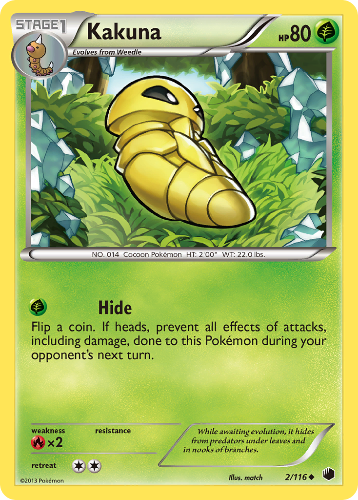 Kakuna (2/116) [Black & White: Plasma Freeze] | North Game Den