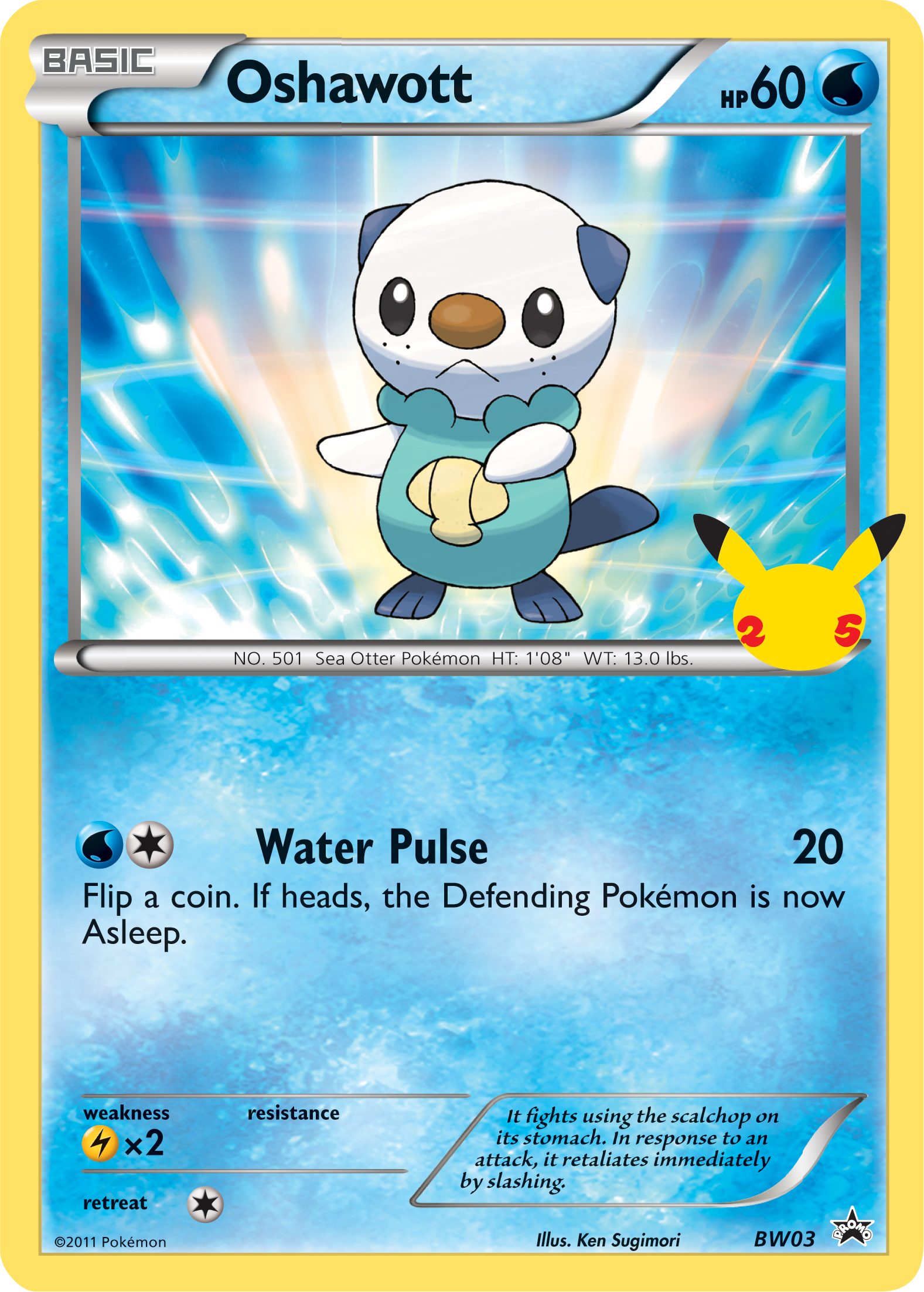 Oshawott (BW03) [First Partner Pack] | North Game Den