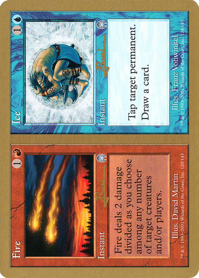 Fire // Ice (Antoine Ruel) [World Championship Decks 2001] | North Game Den