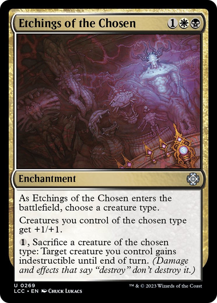 Etchings of the Chosen [The Lost Caverns of Ixalan Commander] | North Game Den