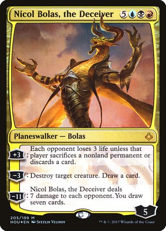 Nicol Bolas, the Deceiver [Hour of Devastation] | North Game Den