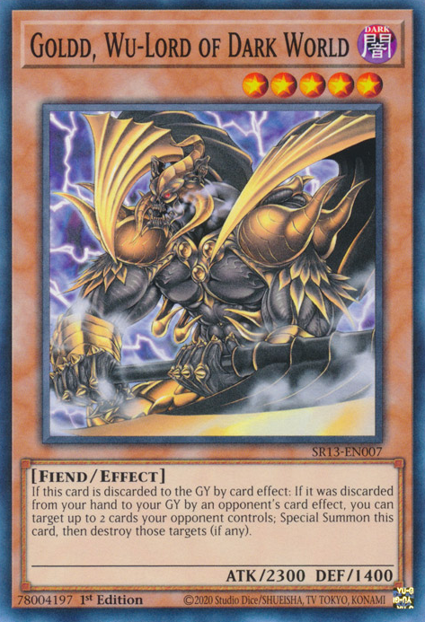 Goldd, Wu-Lord of Dark World [SR13-EN007] Common | North Game Den