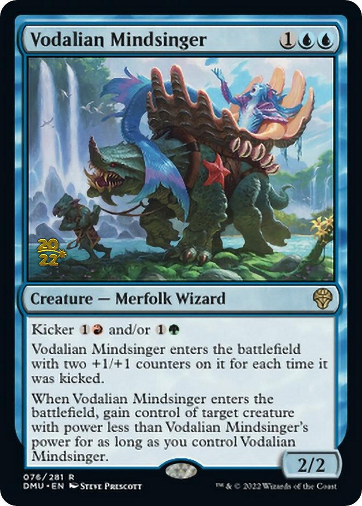 Vodalian Mindsinger [Dominaria United Prerelease Promos] | North Game Den