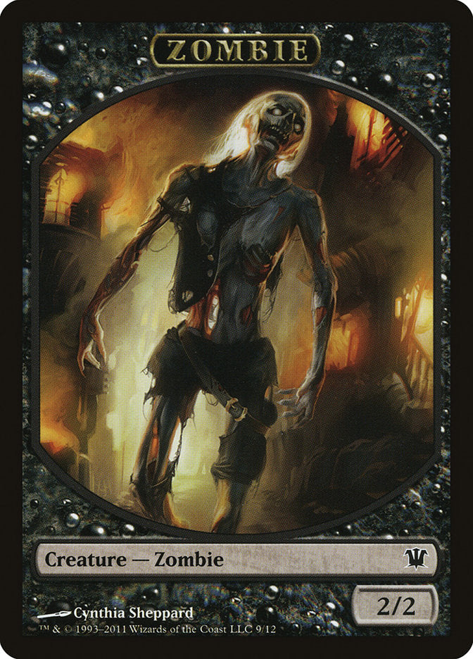 Zombie (9/12) [Innistrad Tokens] | North Game Den