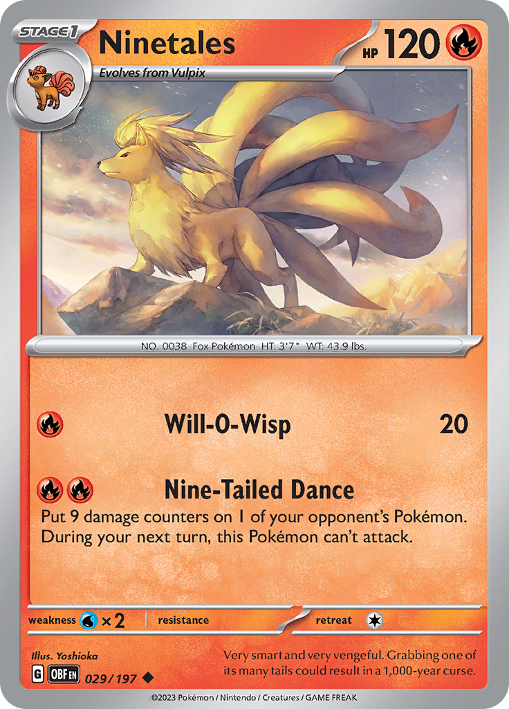 Ninetales (029/197) [Scarlet & Violet: Obsidian Flames] | North Game Den