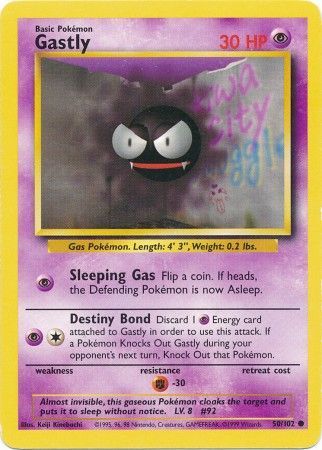 Gastly (50/102) [Base Set Unlimited] | North Game Den