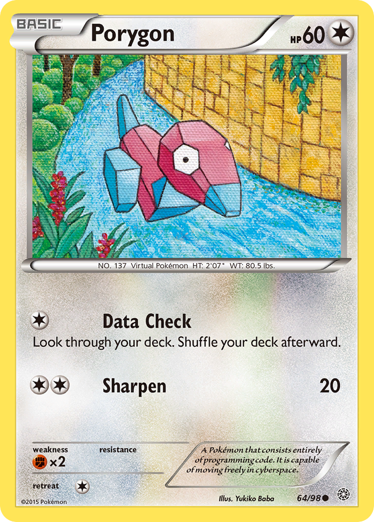 Porygon (64/98) [XY: Ancient Origins] | North Game Den