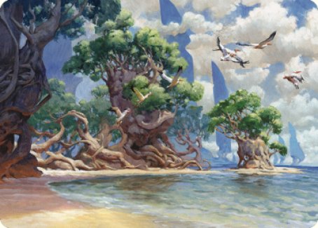 Yavimaya Coast Art Card [Dominaria United Art Series] | North Game Den