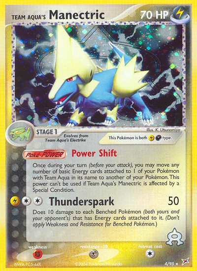 Team Aqua's Manectric (4/95) [EX: Team Magma vs Team Aqua] | North Game Den