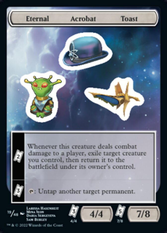 Eternal Acrobat Toast [Unfinity Stickers] | North Game Den