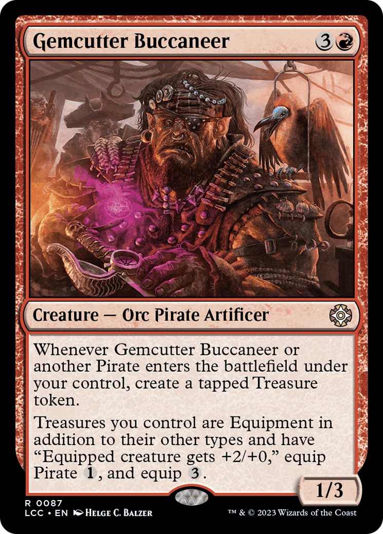 Gemcutter Buccaneer [The Lost Caverns of Ixalan Commander] | North Game Den