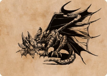 Ancient Copper Dragon Art Card (52) [Commander Legends: Battle for Baldur's Gate Art Series] | North Game Den
