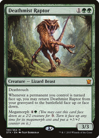 Deathmist Raptor [Dragons of Tarkir] | North Game Den