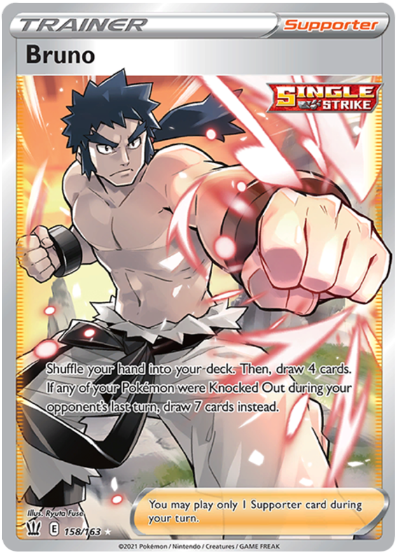 Bruno (158/163) [Sword & Shield: Battle Styles] | North Game Den