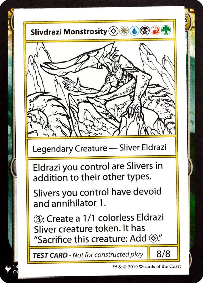 Slivdrazi Monstrosity [Mystery Booster Playtest Cards] | North Game Den
