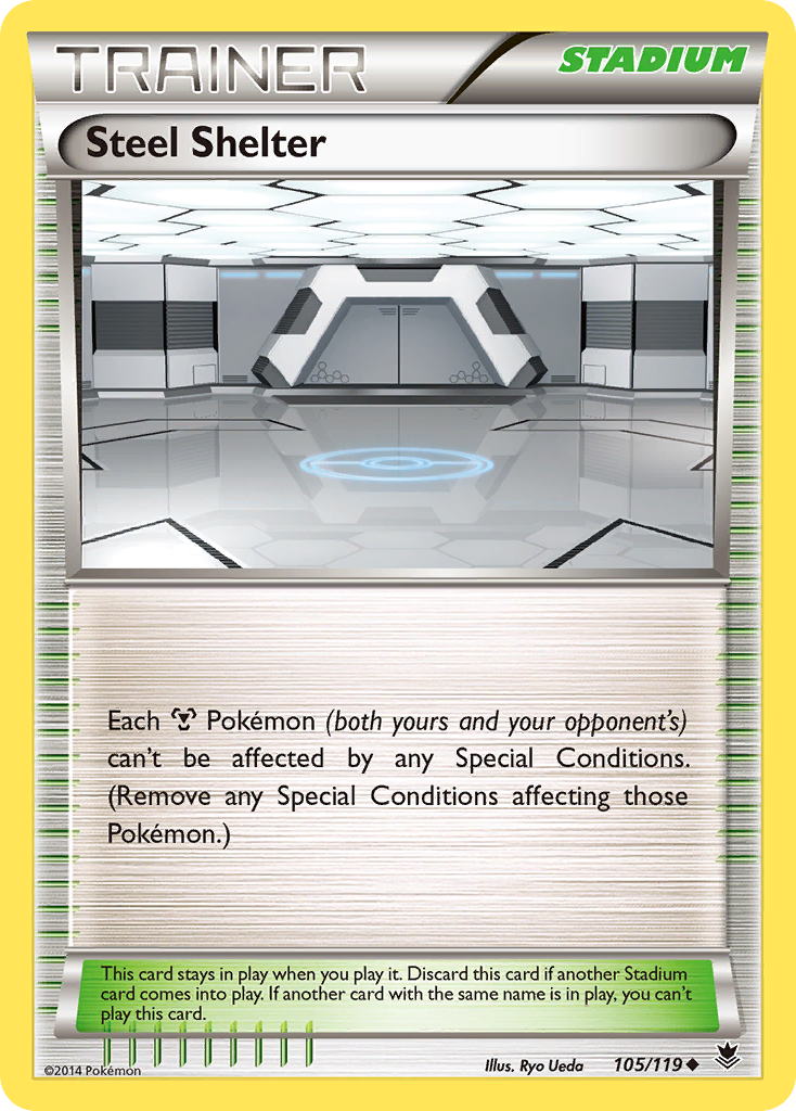 Steel Shelter (105/119) [XY: Phantom Forces] | North Game Den