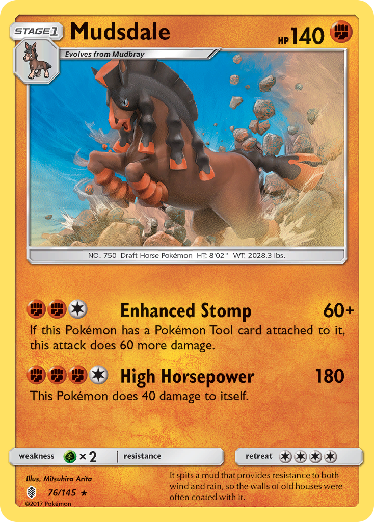 Mudsdale (76/145) [Sun & Moon: Guardians Rising] | North Game Den