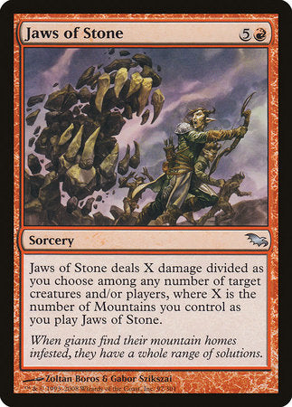 Jaws of Stone [Shadowmoor] | North Game Den