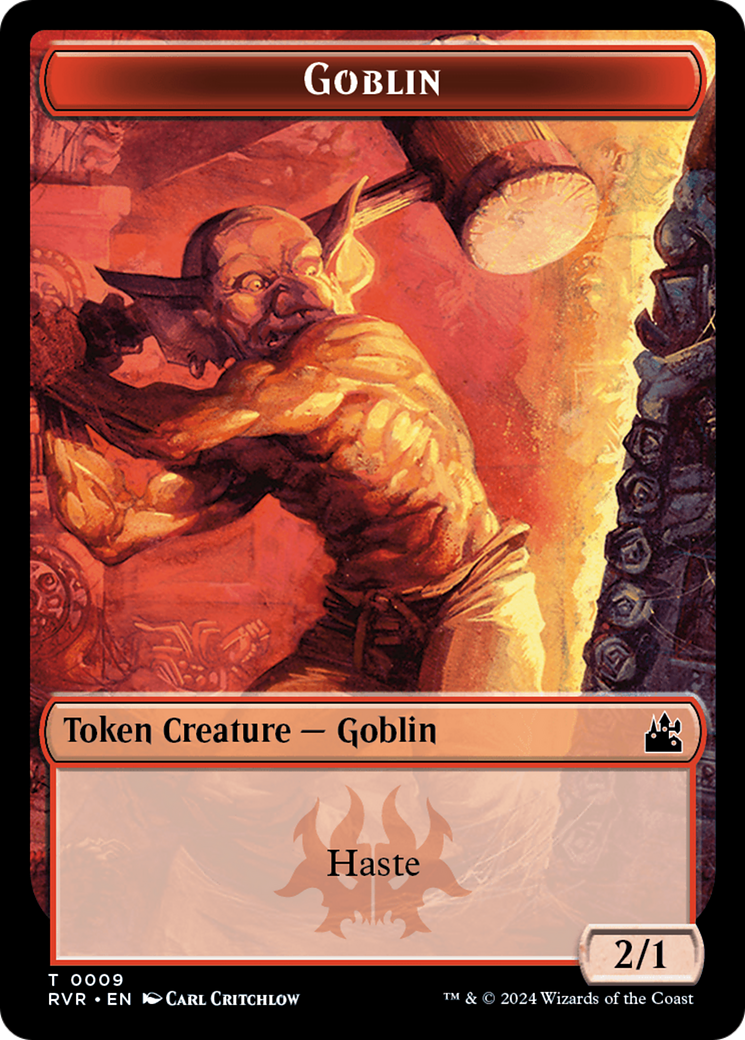 Goblin Token (0009) [Ravnica Remastered Tokens] | North Game Den