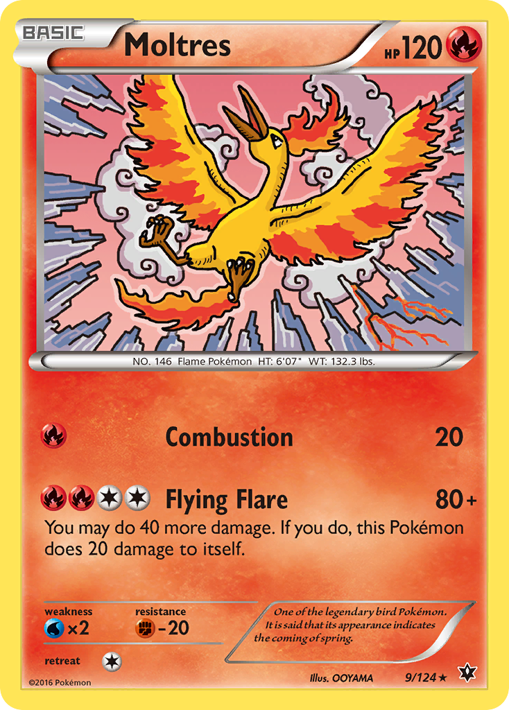 Moltres (9/124) [XY: Fates Collide] | North Game Den