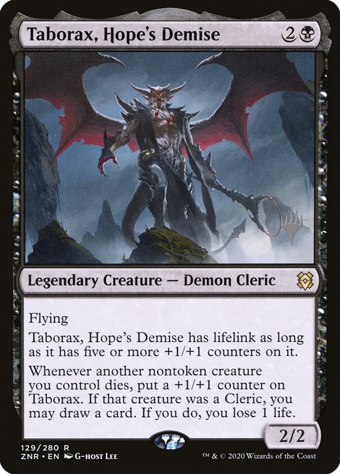 Taborax, Hope's Demise (Promo Pack) [Zendikar Rising Promos] | North Game Den