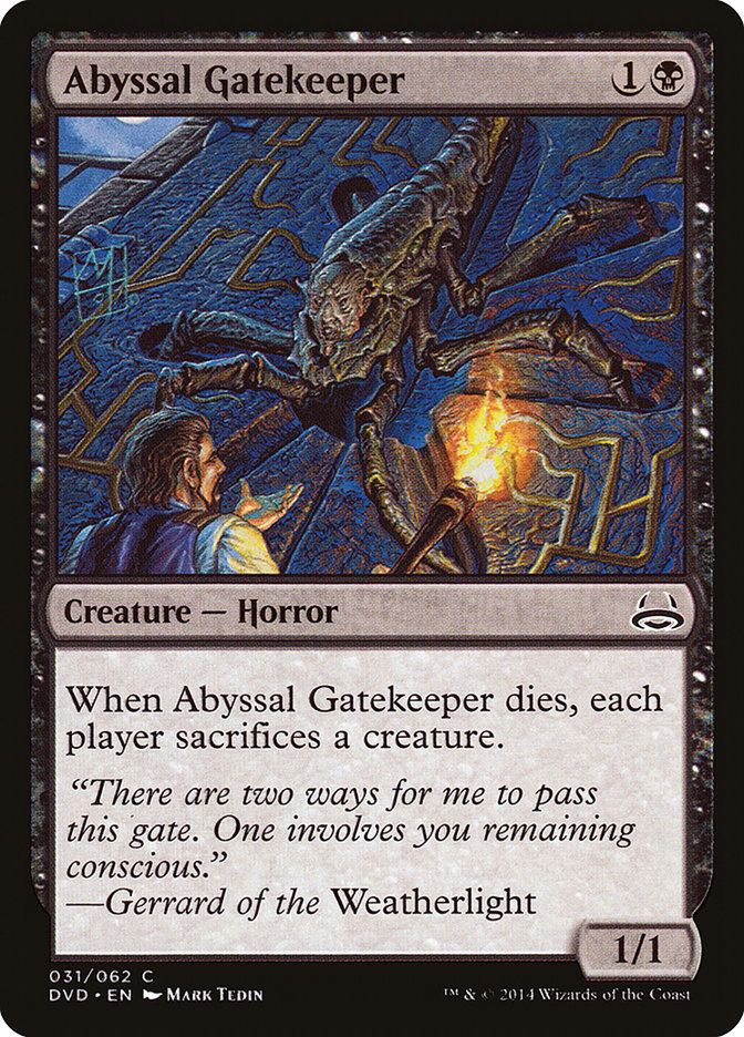 Abyssal Gatekeeper (Divine vs. Demonic) [Duel Decks Anthology] | North Game Den