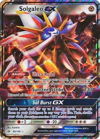 Solgaleo GX (89/149) (Jumbo Card) [Sun & Moon: Base Set] | North Game Den