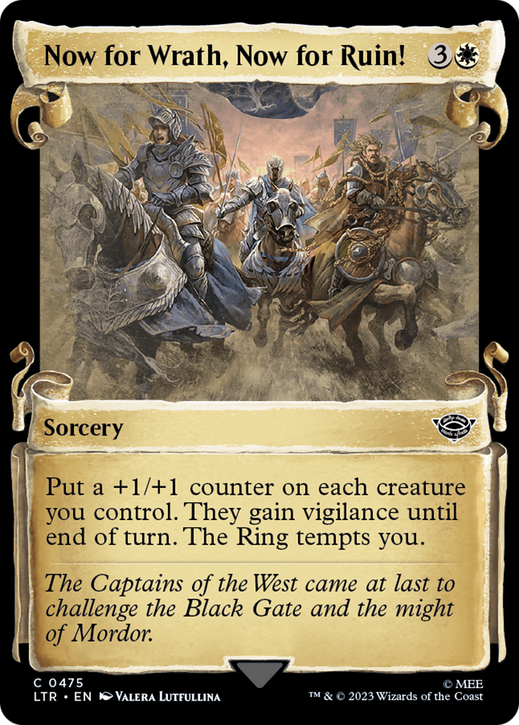 Now for Wrath, Now for Ruin! [The Lord of the Rings: Tales of Middle-Earth Showcase Scrolls] | North Game Den