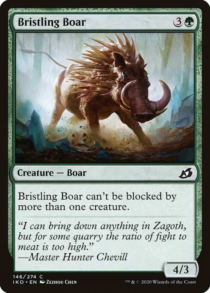 Bristling Boar [Ikoria: Lair of Behemoths] | North Game Den