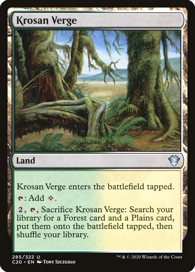 Krosan Verge [Commander 2020] | North Game Den