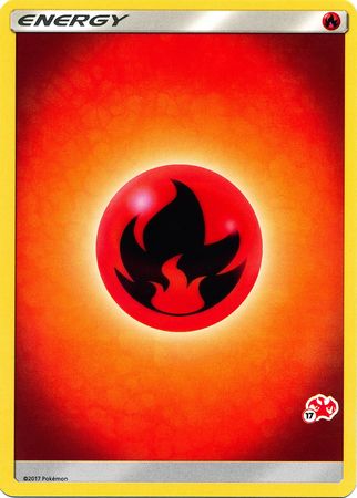 Fire Energy (Charizard Stamp #17) [Battle Academy 2020] | North Game Den