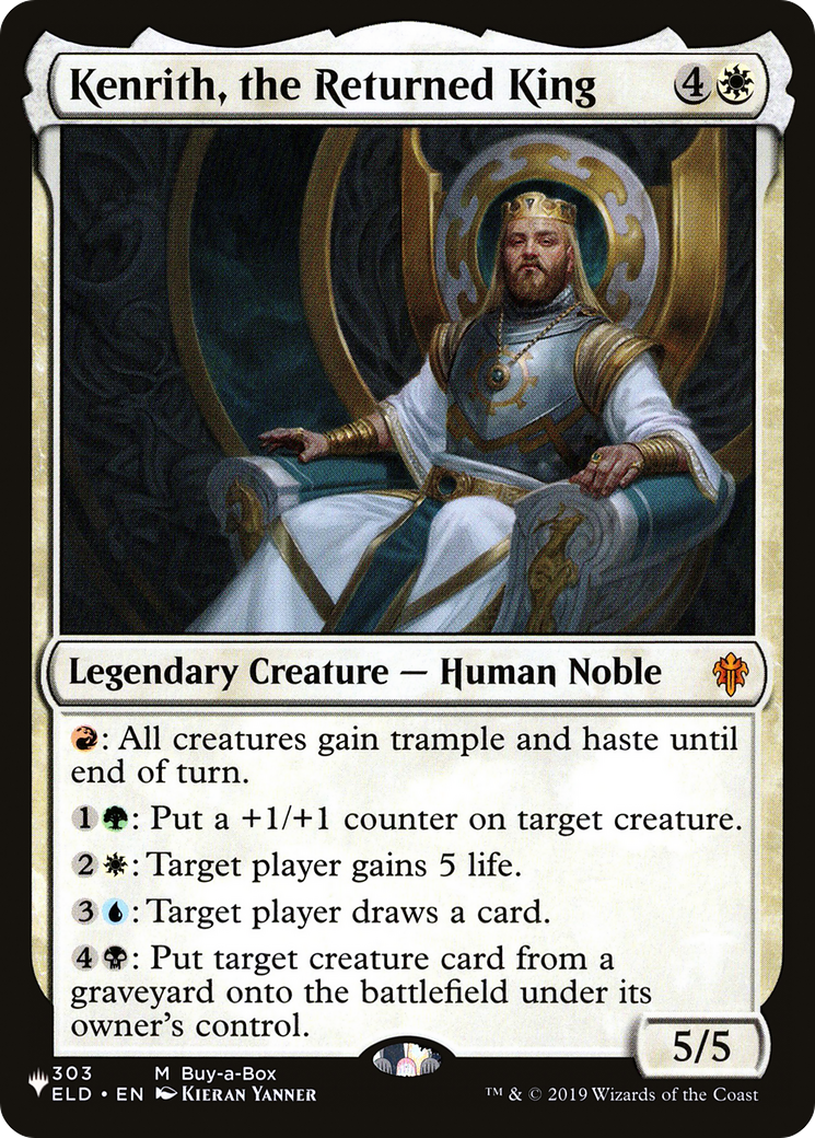 Kenrith, the Returned King [The List] | North Game Den