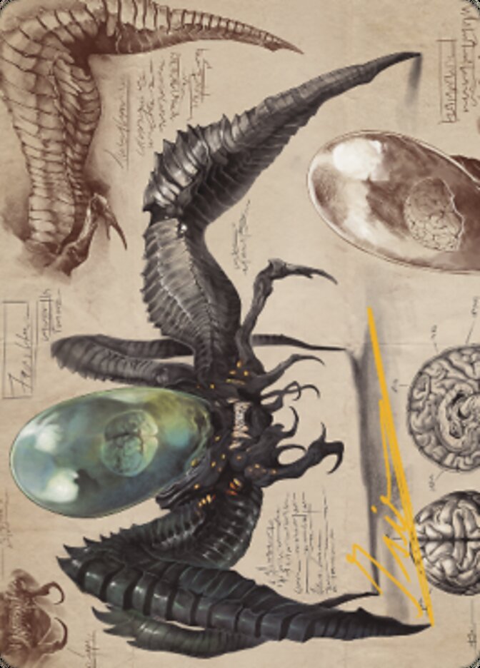 Psychosis Crawler Art Card (Gold-Stamped Signature) [The Brothers' War Art Series] | North Game Den