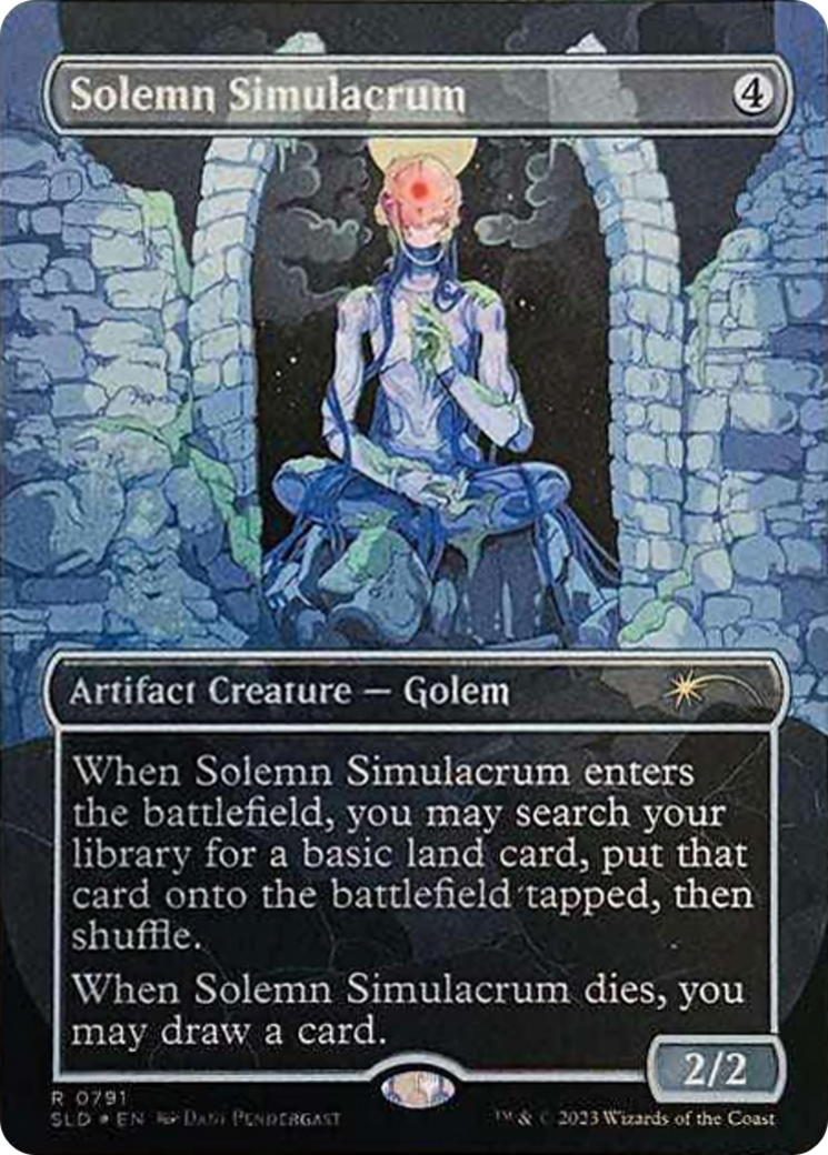 Solemn Simulacrum (0791) (Galaxy Foil) [Secret Lair Drop Series] | North Game Den