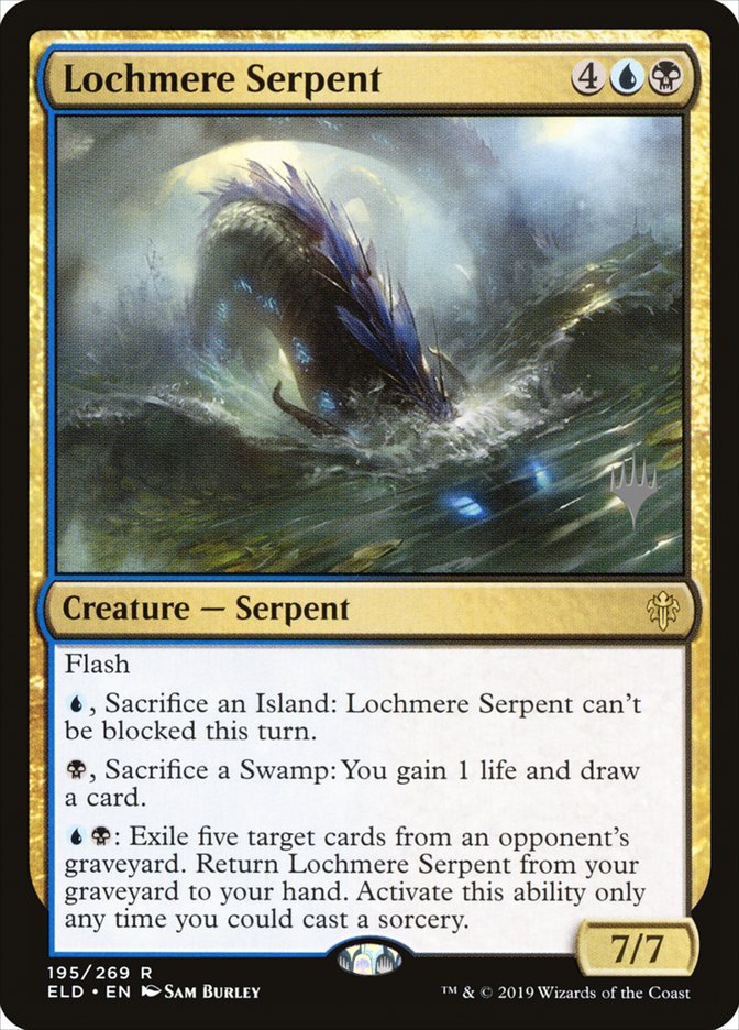 Lochmere Serpent (Promo Pack) [Throne of Eldraine Promos] | North Game Den