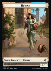 Eldrazi Spawn // Human Double-sided Token [Streets of New Capenna Commander Tokens] | North Game Den
