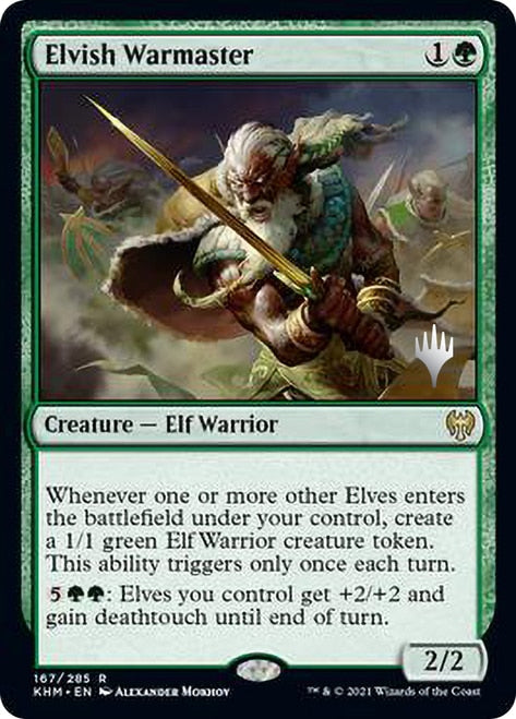 Elvish Warmaster [Kaldheim Promo Pack] | North Game Den