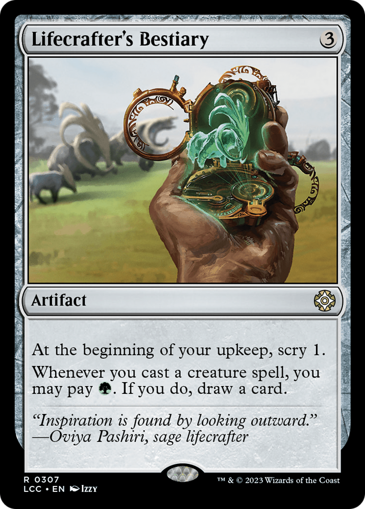 Lifecrafter's Bestiary [The Lost Caverns of Ixalan Commander] | North Game Den