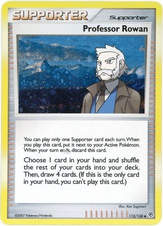 Professor Rowan (112/130) (Cosmos Holo) [Diamond & Pearl: Base Set] | North Game Den