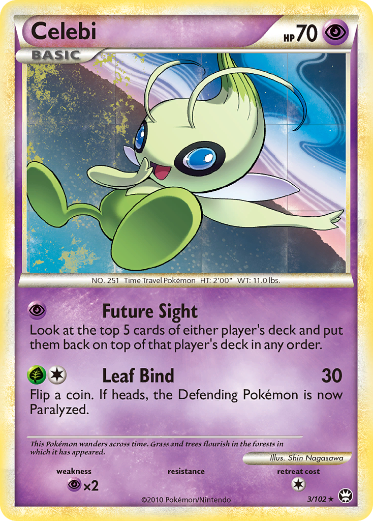 Celebi (3/102) [HeartGold & SoulSilver: Triumphant] | North Game Den