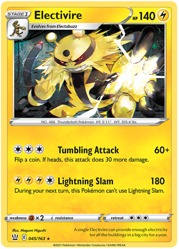 Electivire (045/163) [Sword & Shield: Battle Styles] | North Game Den