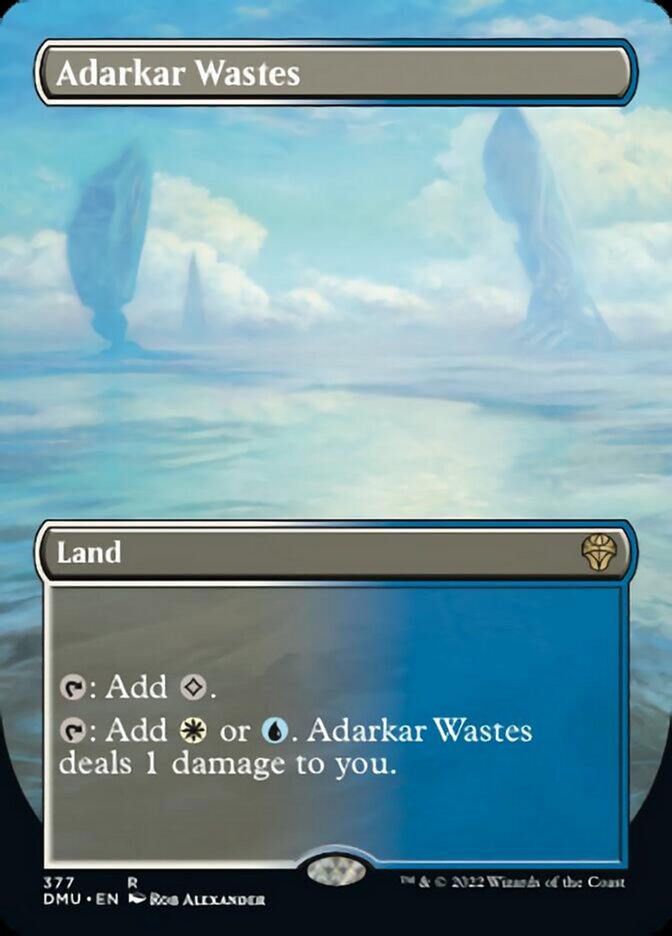 Adarkar Wastes (Borderless Alternate Art) [Dominaria United] | North Game Den