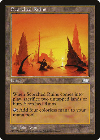 Scorched Ruins [Weatherlight] | North Game Den