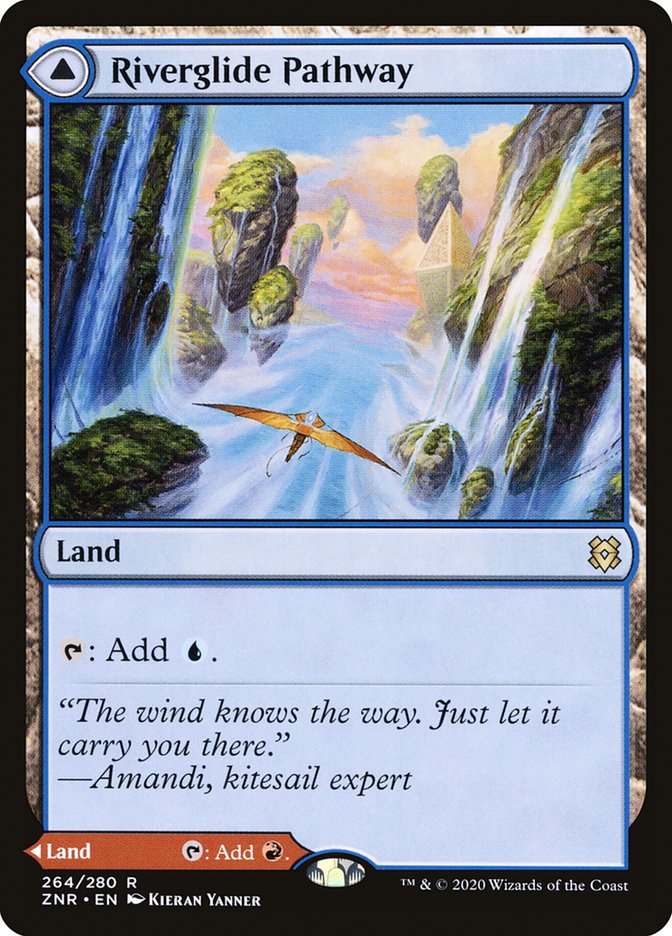 Riverglide Pathway // Lavaglide Pathway [Zendikar Rising] | North Game Den