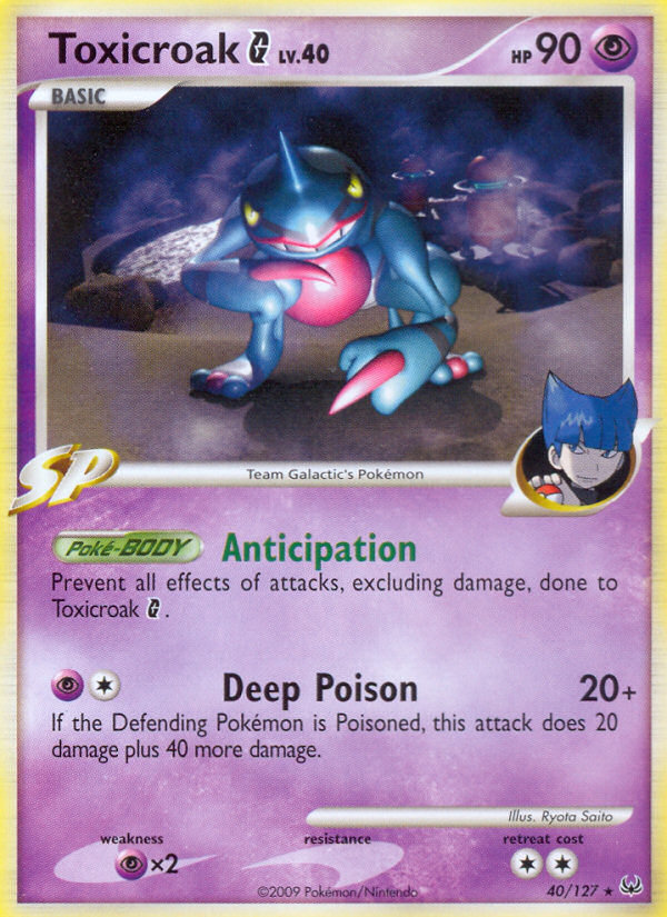 Toxicroak G (40/127) [Platinum: Base Set] | North Game Den