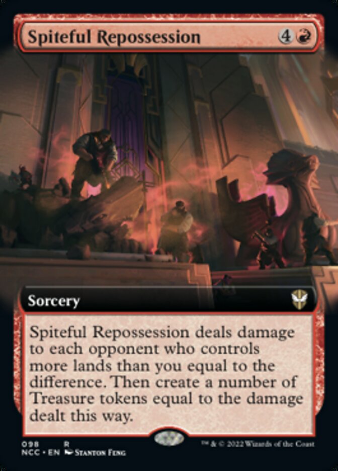 Spiteful Repossession (Extended Art) [Streets of New Capenna Commander] | North Game Den