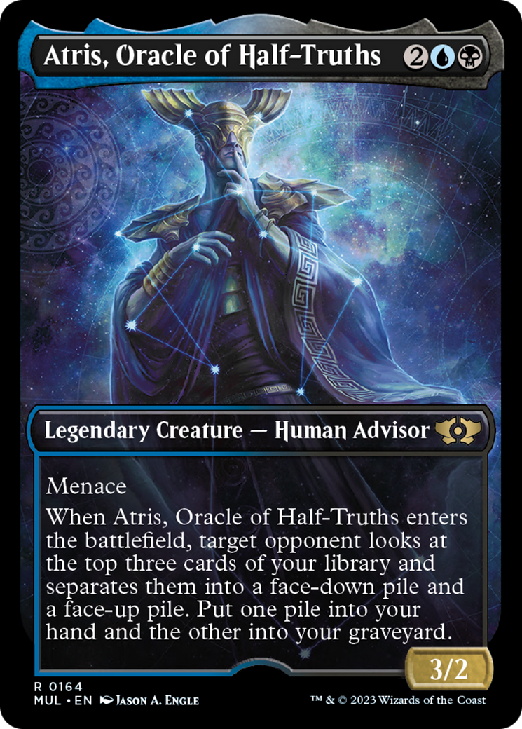 Atris, Oracle of Half-Truths (Halo Foil) [Multiverse Legends] | North Game Den