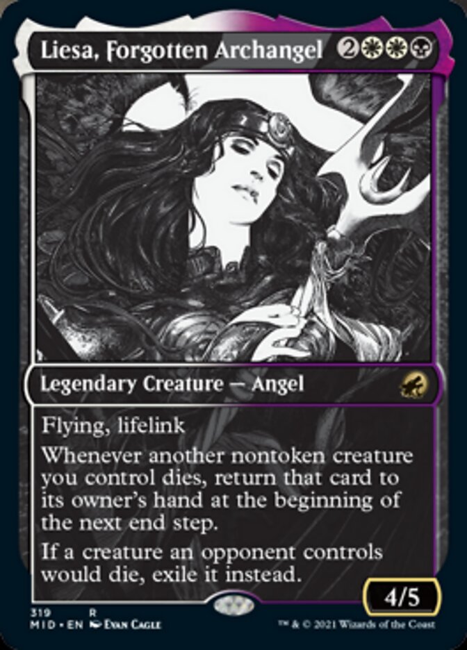 Liesa, Forgotten Archangel (Showcase Eternal Night) [Innistrad: Midnight Hunt] | North Game Den